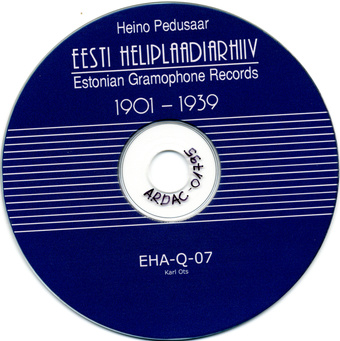 Eesti heliplaadiarhiiv 1901-1939. 07