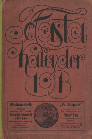 Aasta Kalender. [2] : 1913