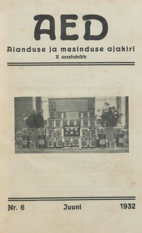 Aed : aianduse ajakiri ; 6 1932-06