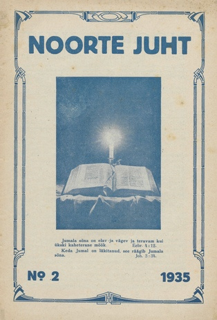Noorte juht : Eesti ev.-lut. kiriku noorte häälekandja ; 2 1935-02-08