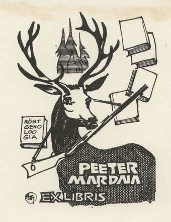 Peeter Mardna ex libris 