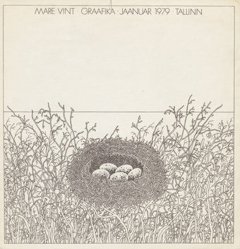 Mare Vint : graafika : näituse kataloog, Tallinn, jaanuar 1979 