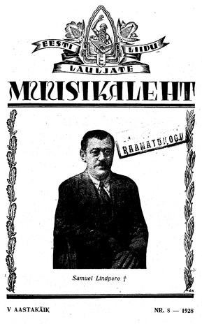 Muusikaleht ; 8 1928