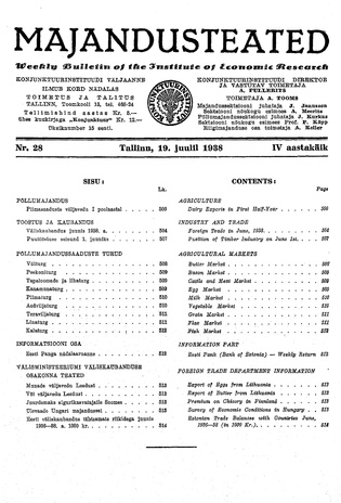 Majandusteated ; 28 1938-07-19