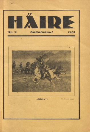 Häire : Tapa Garnisoni ajakiri ; 9 1931-02