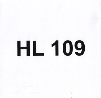 HL 109 : Eesti Muusikafondi heliarhiiv
