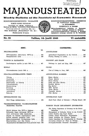 Majandusteated ; 28 1940-07-16