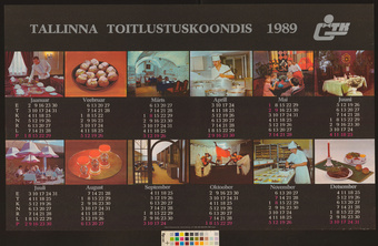 Tallinna Toitlustuskoondis : 1989