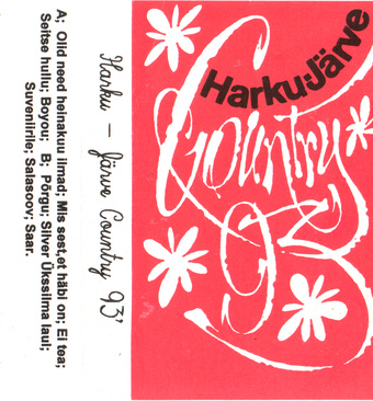 Harku-Järve country 93' : lauluvõistluse laulud