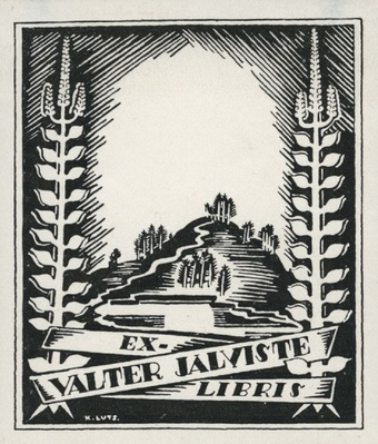 Ex-libris Valter Jalviste 