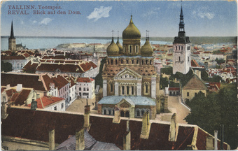 Tallinn : Toompea = Reval : Blick auf den Dom