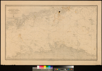 Меркаторская карта Финскаго залива : от Гогланда до Суропа 1850 г.