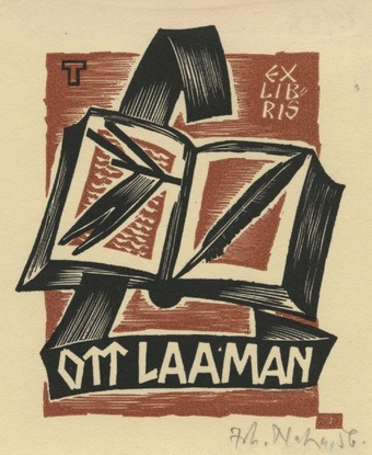 Ex libris Ott Laaman 