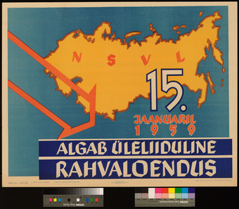 15. jaanuaril 1959 algab üleliiduline rahvaloendus