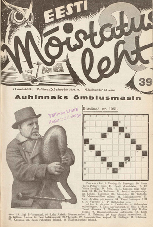 Eesti Mõistatusleht ; 39 1935-10-01