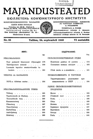 Majandusteated ; 38 1940-09-24