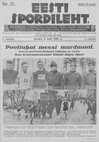 Eesti Spordileht ; 17 1929-05-03