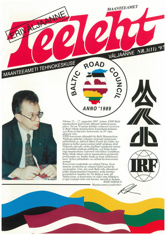 Teeleht : Maanteeameti tehnokeskuse väljaanne ; 3 (11) 1997-07
