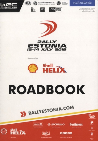 Rally Estonia 12-14 July 2019 : road book 