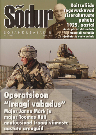 Sõdur : Eesti sõjandusajakiri ; 1(62) 2009-07