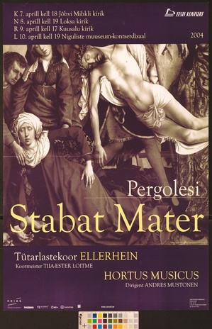 Stabat mater : tütarlastekoor Ellerhein, Hortus Musicus 