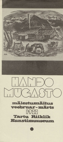 Hando Mugasto mälestusnäitus : näituse nimestik 