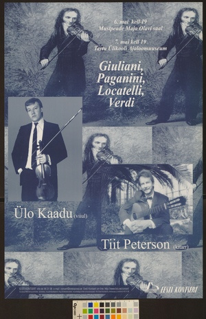 Giuliani, Paganini, Locatelli, Verdi : Ülo Kaadu, Tiit Peterson 