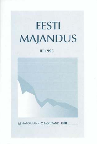 Eesti majandus = Estonian economy ; 3 1995