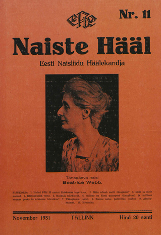 Naiste Hääl ; 11 1931-11