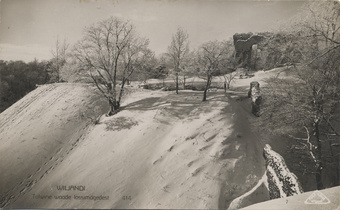 Wiljandi talwine waade lossimägedest