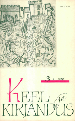 Keel ja Kirjandus ; 3 1980-03