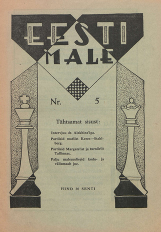 Eesti Male : Eesti Maleliidu häälekandja ; 5 1938-05