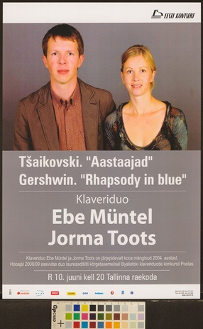 Klaveriduo Ebe Müntel, Jorma Toots
