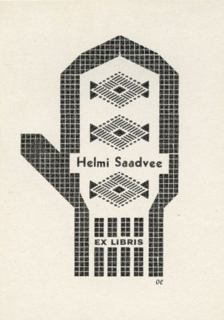Helmi Saadvee ex libris 