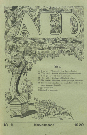 Aed : aianduse ajakiri ; 11 1929-11
