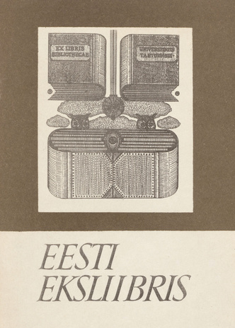 Eesti eksliibris 1974 : näituse kataloog 