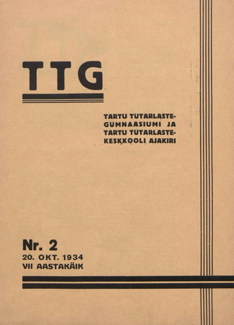 TTG ; 2 1934-10-20
