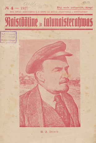 Naistööline ja talunaisterahvas ; 4 1927