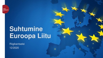 Suhtumine Euroopa Liitu : 12/2020 