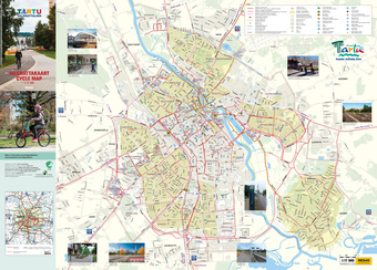 Tartu : jalgrattalinn : jalgrattakaart = cycle map 2019 