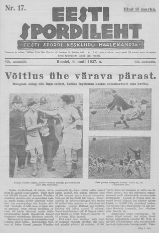 Eesti Spordileht ; 17 1927-05-06