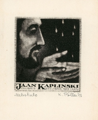 Jaan Kaplinski exlibris 