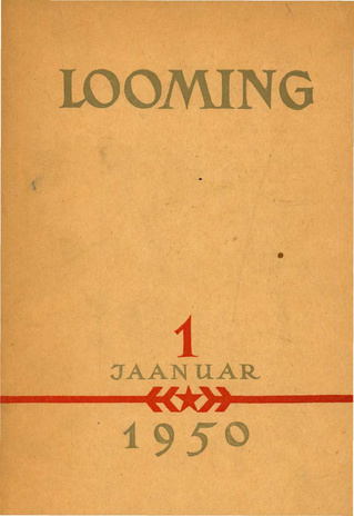 Looming ; 1 1950-01