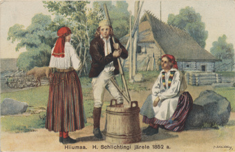 Hiiumaa : H. Schlichtingi järele 1852 a = Isle of Dago : after H. Schlichting period about 1852