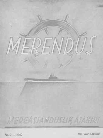 Merendus : mereasjanduslik ajakiri ; 2 1940