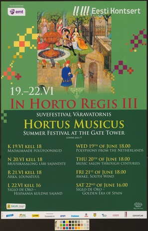 Hortus Musicus : In Horto Regis III