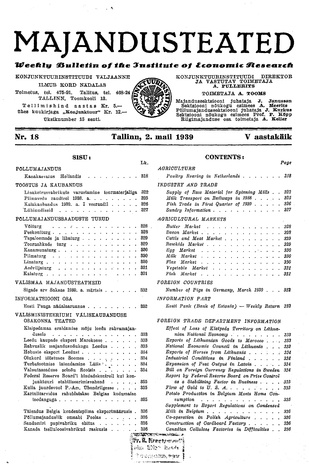 Majandusteated ; 18 1939-05-02