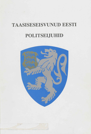 Taasiseseisvunud Eesti politseijuhid 