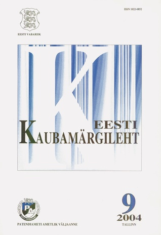Eesti Kaubamärgileht ; 9 2004-09