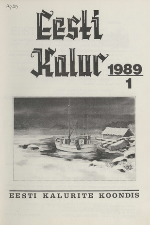 Eesti Kalur ; 1 1989 talv